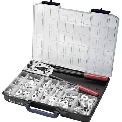 Cimco 181545 Pressverktygssats - 255 delar, 6-50 mm² Cimco 181545 Pressverktygssats - 255 delar, 6-50 mm²