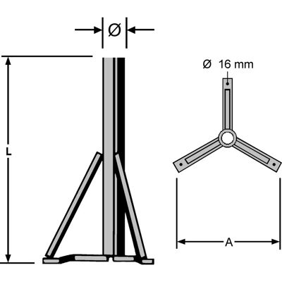 Support ZAS 15 de Kathrein - Accessoire Parabolantenne - Publicité Support ZAS 15 de Kathrein - Accessoire Parabolantenne - Publicité