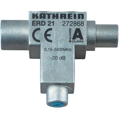 Kathrein ERD 21 Koaxial-Dämpfer - 0,15-2400 MHz, 20 dB Kathrein ERD 21 Koaxial-Dämpfer - 0,15-2400 MHz, 20 dB