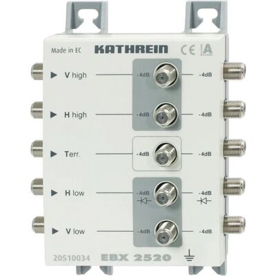 Kathrein EBX 2520 - Repartidor Satélite 2 vías - 5-862 MHz Kathrein EBX 2520 - Repartidor Satélite 2 vías - 5-862 MHz