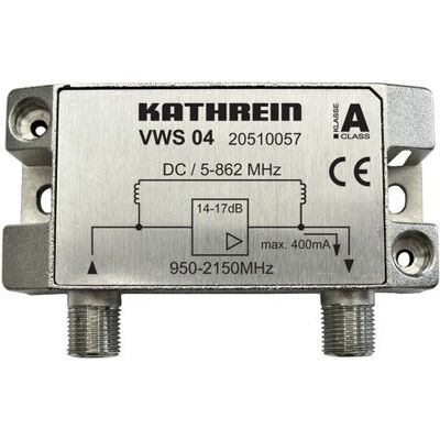 Amplificateur de signal satellite Kathrein VWS 04 - Publicité Amplificateur de signal satellite Kathrein VWS 04 - Publicité