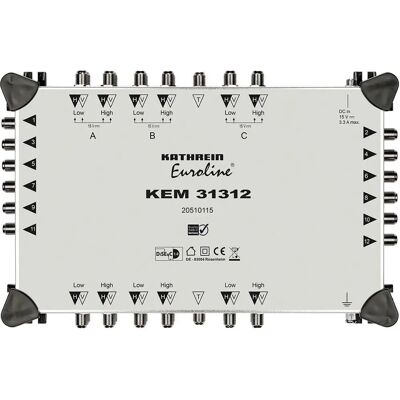 Kathrein KEM 31312 - Multiswitch 13 entrées SAT accessoires Kathrein KEM 31312 - Multiswitch 13 entrées SAT accessoires