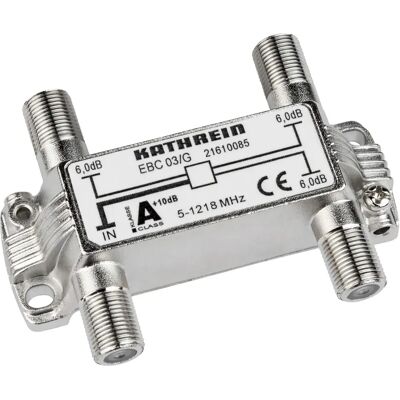 Kathrein EBC 03/G Satellite Splitter - 3-Way, 6 dB, 5-1218 MHz Kathrein EBC 03/G Satellite Splitter - 3-Way, 6 dB, 5-1218 MHz