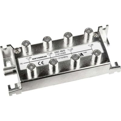 Kathrein EBC 08/G Antenna splitter - 8 outputs, 5-1218 MHz, Silver Kathrein EBC 08/G Antenna splitter - 8 outputs, 5-1218 MHz, Silver