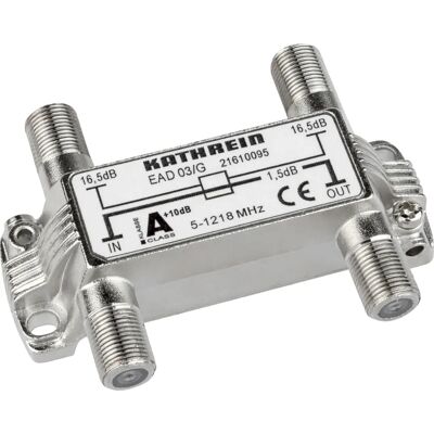 Ekranowany kabel antenowy Kathrein EAD 03/G - Srebrny, 75 Ohm, F-connector Ekranowany kabel antenowy Kathrein EAD 03/G - Srebrny, 75 Ohm, F-connector