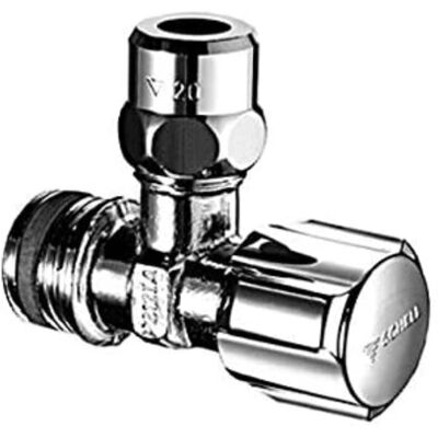 Zawór kątowy Schell Comfort z regulacją - Chrom - DN 10 G 3/8 Zawór kątowy Schell Comfort z regulacją - Chrom - DN 10 G 3/8
