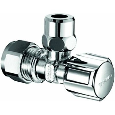 Schell Comfort Eckventil mit Regulierfunktion - Chrom, kurze Bauform Schell Comfort Eckventil mit Regulierfunktion - Chrom, kurze Bauform