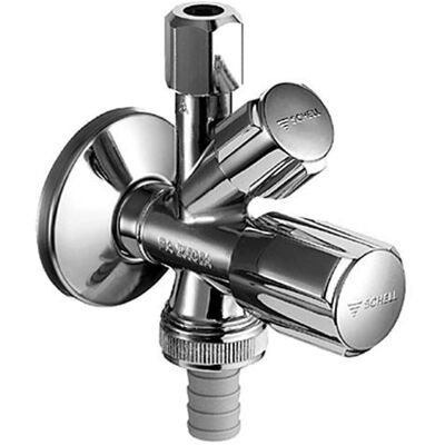 Schell Chromowa Zawór Kątowy - Model 035440699 Schell Chromowa Zawór Kątowy - Model 035440699
