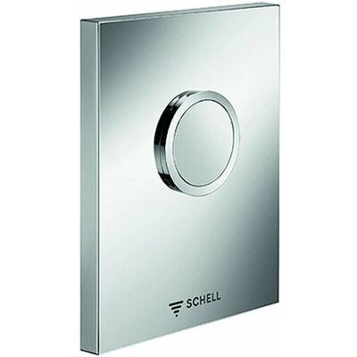 Placa de descarga WC Schell Blanco Alpino - Edición ND - Resistente a vandalismo, Ajustable, Ahorro de agua Placa de descarga WC Schell Blanco Alpino - Edición ND - Resistente a vandalismo, Ajustable, Ahorro de agua