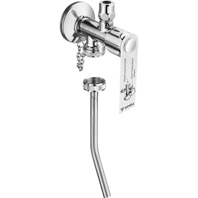 Schell Probenahme-Eckventil 1/2" Chrom - Probennahme-Ventil Schell Probenahme-Eckventil 1/2" Chrom - Probennahme-Ventil