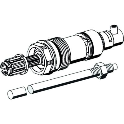 Schell - Válvula de pared exterior con husillo 177,5 mm - Válvula Schell - Válvula de pared exterior con husillo 177,5 mm - Válvula