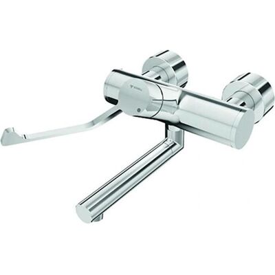 Schell Vitus Chrom Wandmontage-Waschtischarmatur - Desinfektionsbereit Schell Vitus Chrom Wandmontage-Waschtischarmatur - Desinfektionsbereit
