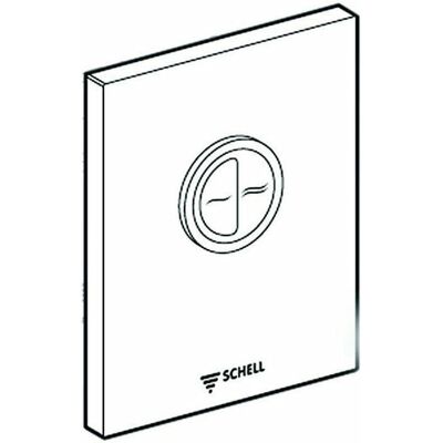Schell Modello 230881599 Piastra di scarico wc Eco - Piastra di scarico Schell Modello 230881599 Piastra di scarico wc Eco - Piastra di scarico