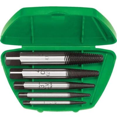 Juego de extractores de tornillos Kukko 49-C - 8 piezas Juego de extractores de tornillos Kukko 49-C - 8 piezas