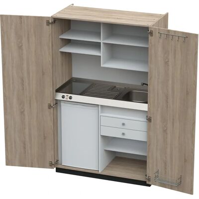 Kaiserkraft Eichen-Küchenschrank - 1956x1200x650mm Kaiserkraft Eichen-Küchenschrank - 1956x1200x650mm