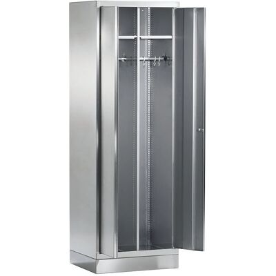Armario de acero inoxidable KaiserKraft, 2 compartimentos - 1800x600x500 mm Armario de acero inoxidable KaiserKraft, 2 compartimentos - 1800x600x500 mm