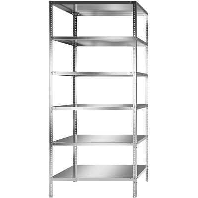 kaiserkraft Edelstahlregal - 2500mm, Basic, 1100x800mm - Regal kaiserkraft Edelstahlregal - 2500mm, Basic, 1100x800mm - Regal