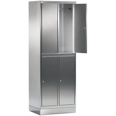 Armario de Acero Inoxidable Kaiserkraft - 4 Compartimentos - 1800x625x500mm Armario de Acero Inoxidable Kaiserkraft - 4 Compartimentos - 1800x625x500mm