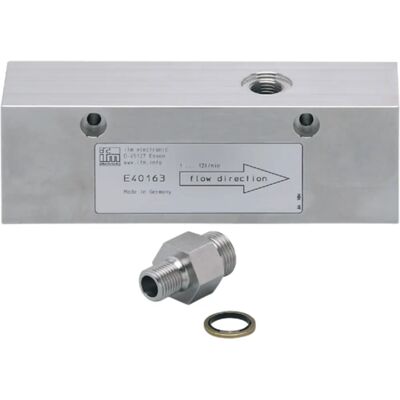 ifm E40163 Adaptateur de capteur de débit - Accessoire ifm E40163 Adaptateur de capteur de débit - Accessoire