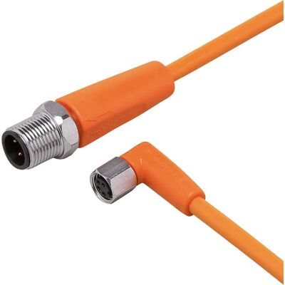 ifm Electronic EVT257 Verbindungskabel - 4-polig, 5m, Gerade & Abgewinkelt ifm Electronic EVT257 Verbindungskabel - 4-polig, 5m, Gerade & Abgewinkelt