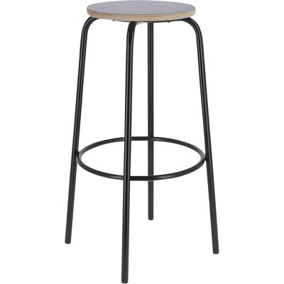 KaiserKraft PARIS Barhocker - Schwarz, Höhenverstellbar, 750mm KaiserKraft PARIS Barhocker - Schwarz, Höhenverstellbar, 750mm