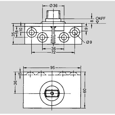 Dormakaba - 7476 AX - ferramenta per porte Dormakaba - 7476 AX - ferramenta per porte