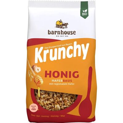 Barnhouse Barnhouse Krunchy Honey Muesli 600 g - Avena con miel orgánico Barnhouse Barnhouse Krunchy Honey Muesli 600 g - Avena con miel orgánico