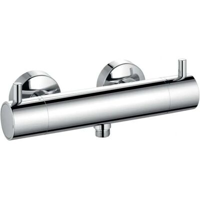 Kludi Bozz Duschthermostat - Wandmontage, Sicherheit bei 38°C, Keramikventil Kludi Bozz Duschthermostat - Wandmontage, Sicherheit bei 38°C, Keramikventil