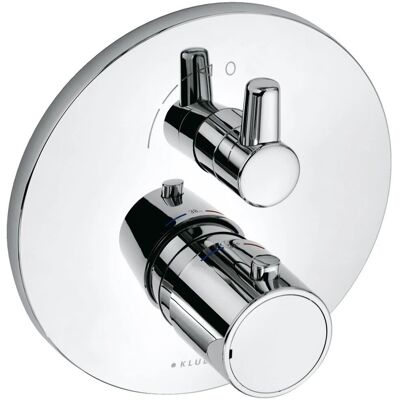 Kludi Zenta Thermostat Dusch - Einbau, 38°C Sperre, Keramikventil Kludi Zenta Thermostat Dusch - Einbau, 38°C Sperre, Keramikventil