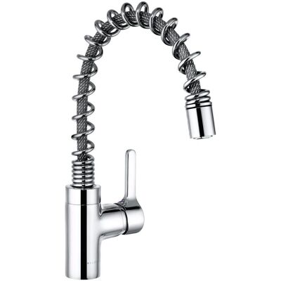 Rubinetto Cucina Kludi - Modello 428550578, Girevole, Estraibile, Cromato Rubinetto Cucina Kludi - Modello 428550578, Girevole, Estraibile, Cromato