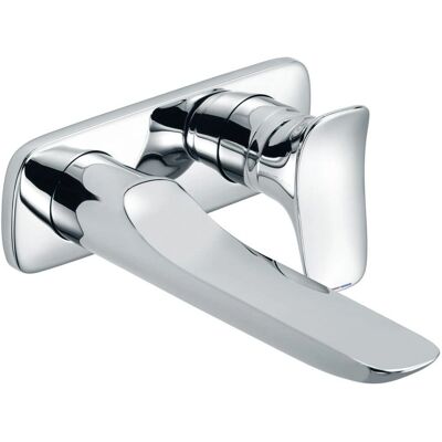 Kludi Amba Wand-Waschtischmischer - Verstellbarer Wasserfluss - Chrom Kludi Amba Wand-Waschtischmischer - Verstellbarer Wasserfluss - Chrom