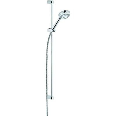 Kludi Logo Brause-Set - 900mm Wandstange - 3 Strahlarten - Chrom Kludi Logo Brause-Set - 900mm Wandstange - 3 Strahlarten - Chrom