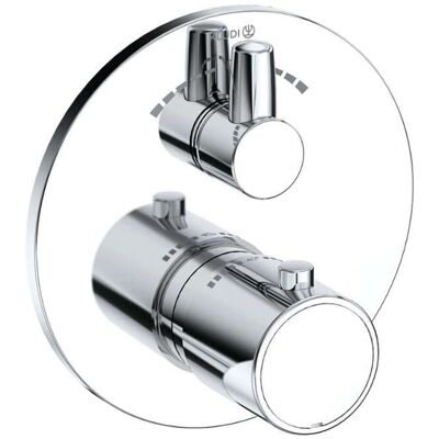 KLUDI - ZENTA SL Unterputz-Thermostatarmatur Feinbau-Set 388100545 - crom - termostat baterie KLUDI - ZENTA SL Unterputz-Thermostatarmatur Feinbau-Set 388100545 - crom - termostat baterie