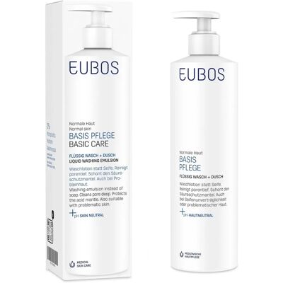 EUBOS Blau Flüssig Körperwäsche - Unparfümiert, Sensible Haut - 400ml EUBOS Blau Flüssig Körperwäsche - Unparfümiert, Sensible Haut - 400ml