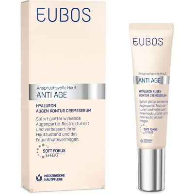 Eubos Sensitive Hyaluron Augen Kontur CremeSerum - Augencreme Eubos Sensitive Hyaluron Augen Kontur CremeSerum - Augencreme