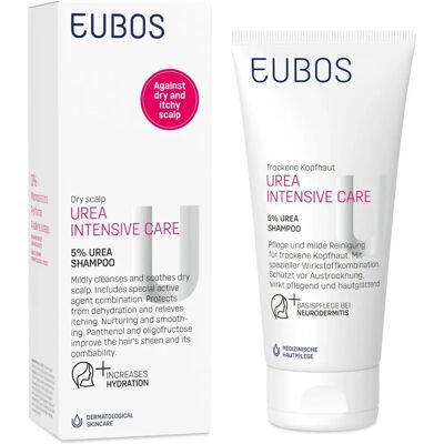 Eubos Piel Seca Urea 5 % Champú - Hidratante para cuero cabelludo seco Eubos Piel Seca Urea 5 % Champú - Hidratante para cuero cabelludo seco