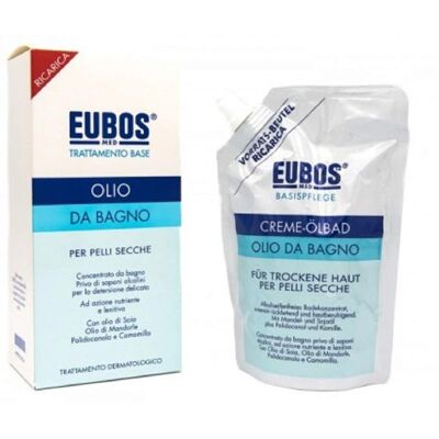 Olio da bagno Eubos per pelle secca - Nutriente profondo - 400ml Olio da bagno Eubos per pelle secca - Nutriente profondo - 400ml