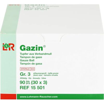 Lohmann & Rauscher Modell Gr.3 20fädig Pflaumengroß Sterile Gazenstäbchen - Sterile Gauze Tipped Swabs Lohmann & Rauscher Modell Gr.3 20fädig Pflaumengroß Sterile Gazenstäbchen - Sterile Gauze Tipped Swabs
