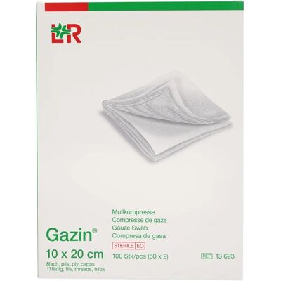 Lohmann & Rauscher Gazin Sterile Mullkomp. 10x20cm 8fach Lohmann & Rauscher Gazin Sterile Mullkomp. 10x20cm 8fach