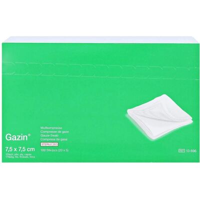 Lohmann & Rauscher GmbH & Co. KG GAZIN Kompressen steril, 7,5 x 7,5 cm, 12 Stück Lohmann & Rauscher GmbH & Co. KG GAZIN Kompressen steril, 7,5 x 7,5 cm, 12 Stück