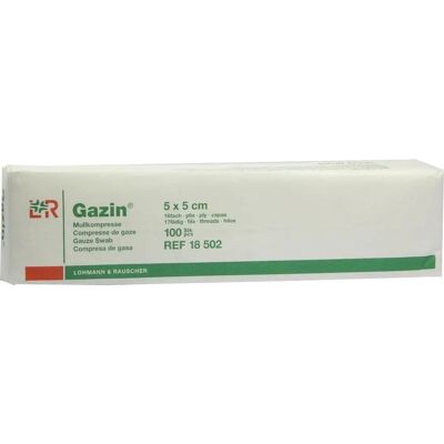 Lohmann & Rauscher GAZIN Mullkomp. 5x5 cm - Medizinischer Verband Lohmann & Rauscher GAZIN Mullkomp. 5x5 cm - Medizinischer Verband