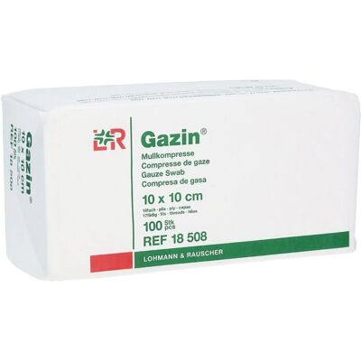 Lohmann & Rauscher Gazin Mullkomp.10x10cm unsteril - Medizinischer Verband Lohmann & Rauscher Gazin Mullkomp.10x10cm unsteril - Medizinischer Verband