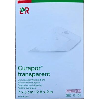 Lohmann & Rauscher Pansement Transparent Stérile - 5x7 cm - Publicité Lohmann & Rauscher Pansement Transparent Stérile - 5x7 cm - Publicité