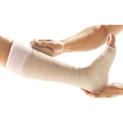 Lohmann & Rauscher Rosidal K Marron en coton - Bande de 6cm x 5m pour compression - Publicité Lohmann & Rauscher Rosidal K Marron en coton - Bande de 6cm x 5m pour compression - Publicité