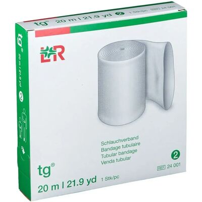 Bandage tubulaire blanc Lohmann & Rauscher 2cm x 20m - Publicité Bandage tubulaire blanc Lohmann & Rauscher 2cm x 20m - Publicité