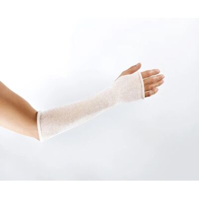 Lohmann & Rauscher TG Cotton - Bandage tubulaire blanc - Fixation de blessures - Publicité Lohmann & Rauscher TG Cotton - Bandage tubulaire blanc - Fixation de blessures - Publicité