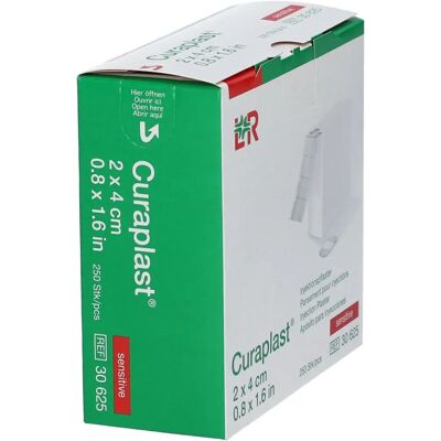 Lohmann & Rauscher Curaplast Sensitive Distributeur 2cm x 4cm - Pansements - Publicité Lohmann & Rauscher Curaplast Sensitive Distributeur 2cm x 4cm - Pansements - Publicité