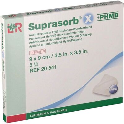 Lohmann & Rauscher Medicazione Antimicrobica PHMB - 9x9 cm Lohmann & Rauscher Medicazione Antimicrobica PHMB - 9x9 cm