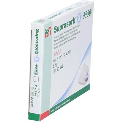 Lohmann & Rauscher Suprasorb X+PHMB Pansement Stérile - Médical - Publicité Lohmann & Rauscher Suprasorb X+PHMB Pansement Stérile - Médical - Publicité