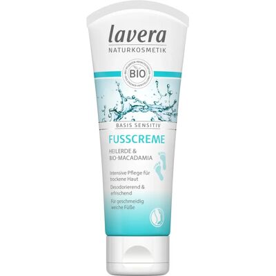 Crème pour les pieds bio Lavera avec macadamia bio et argile curative - Soin des pieds - Publicité Crème pour les pieds bio Lavera avec macadamia bio et argile curative - Soin des pieds - Publicité
